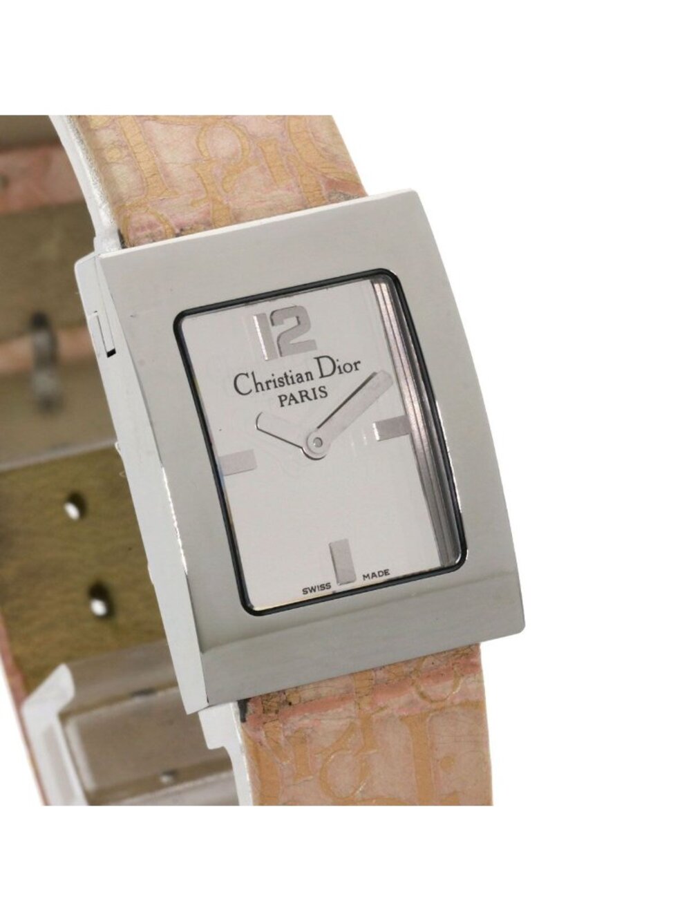Dior Christian Maris Watch SS Leather - Picture 4 of 15